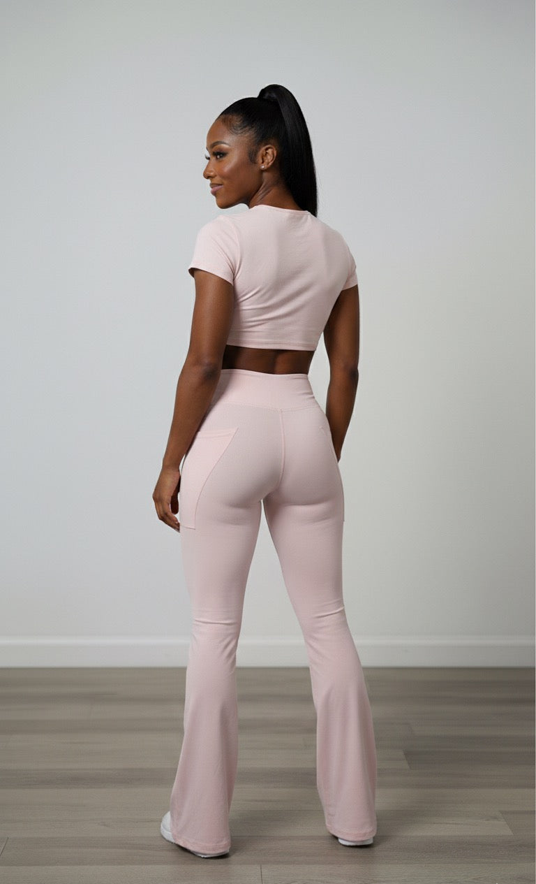 Rose pink matching set