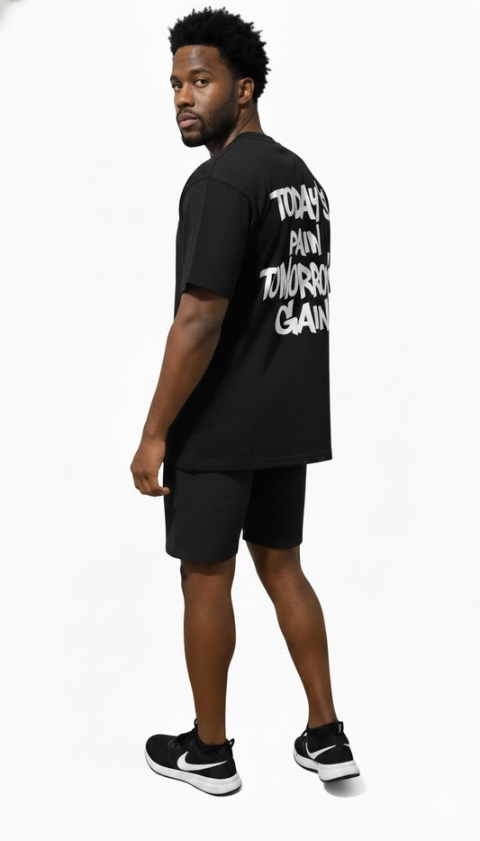 Black oversized t shirt