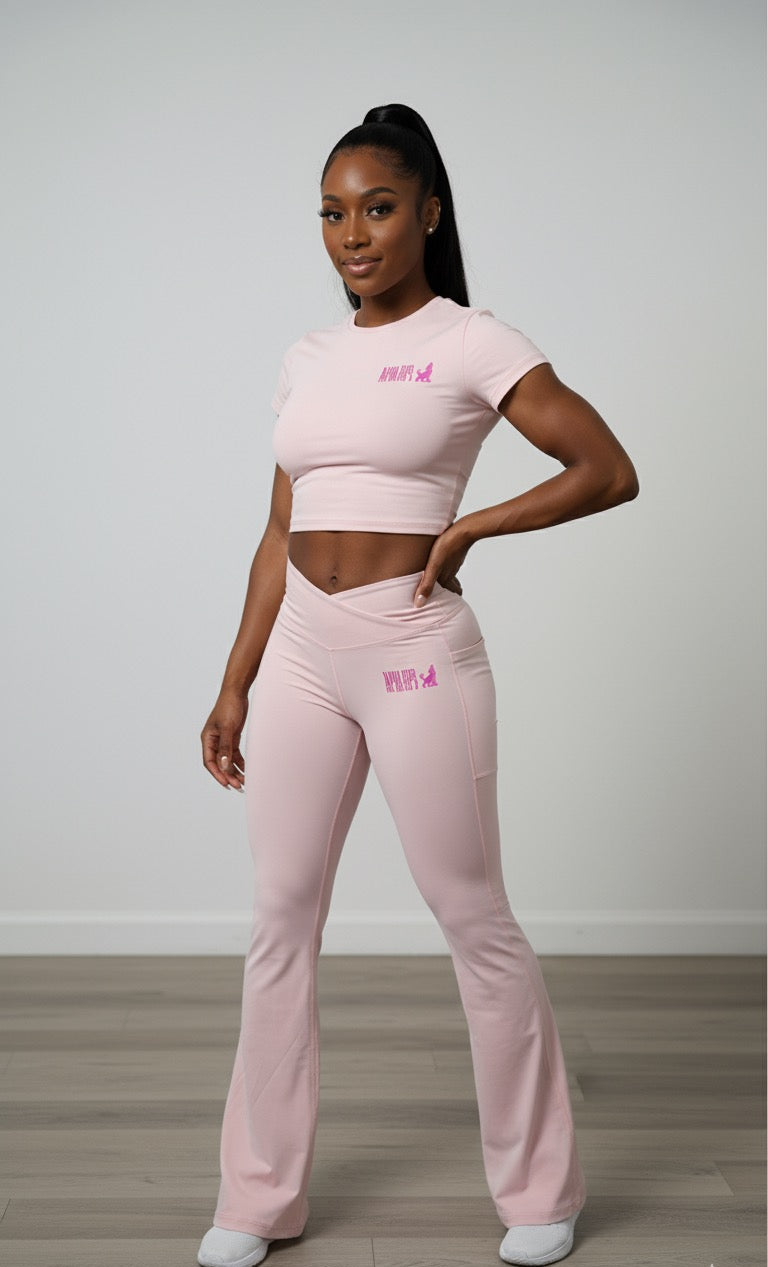 Rose pink matching set