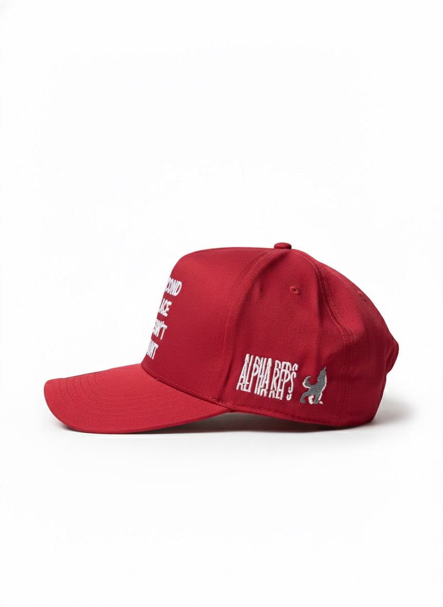Red baseball cap