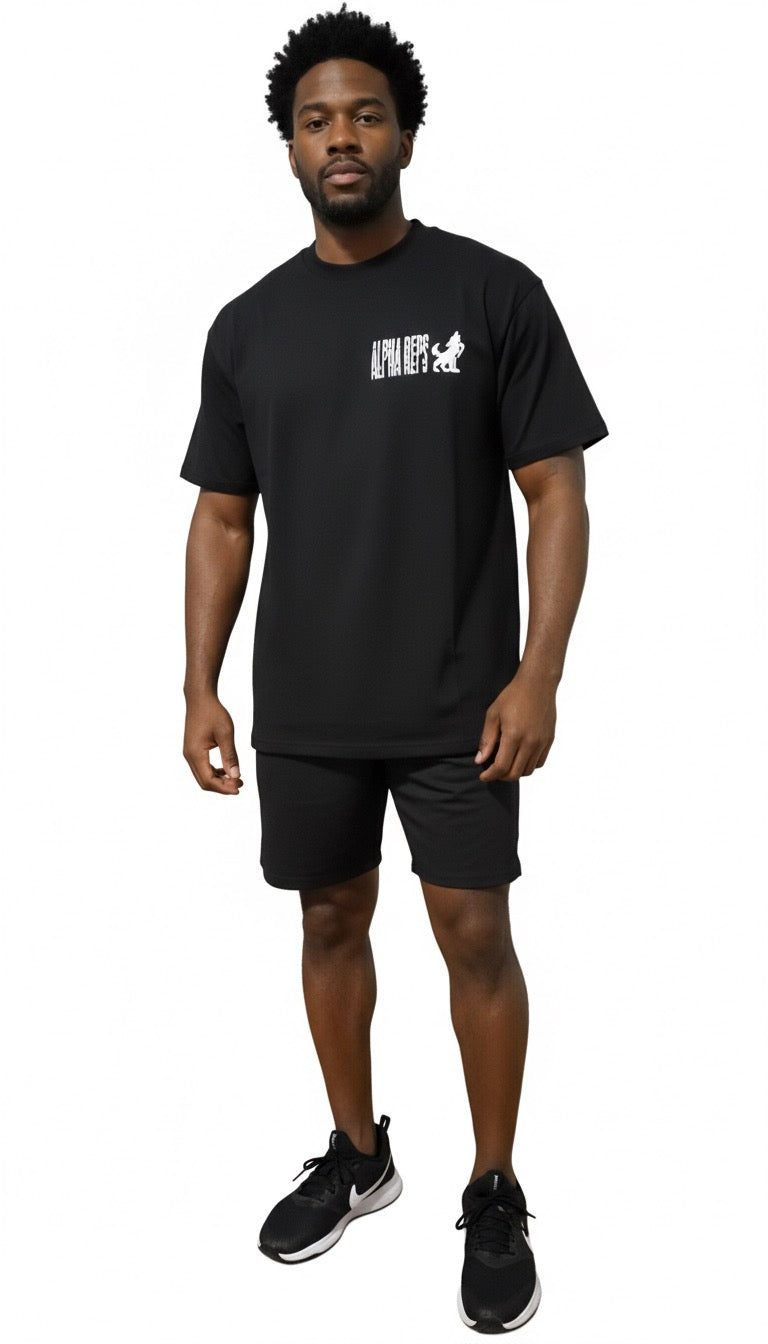 Black oversized t shirt