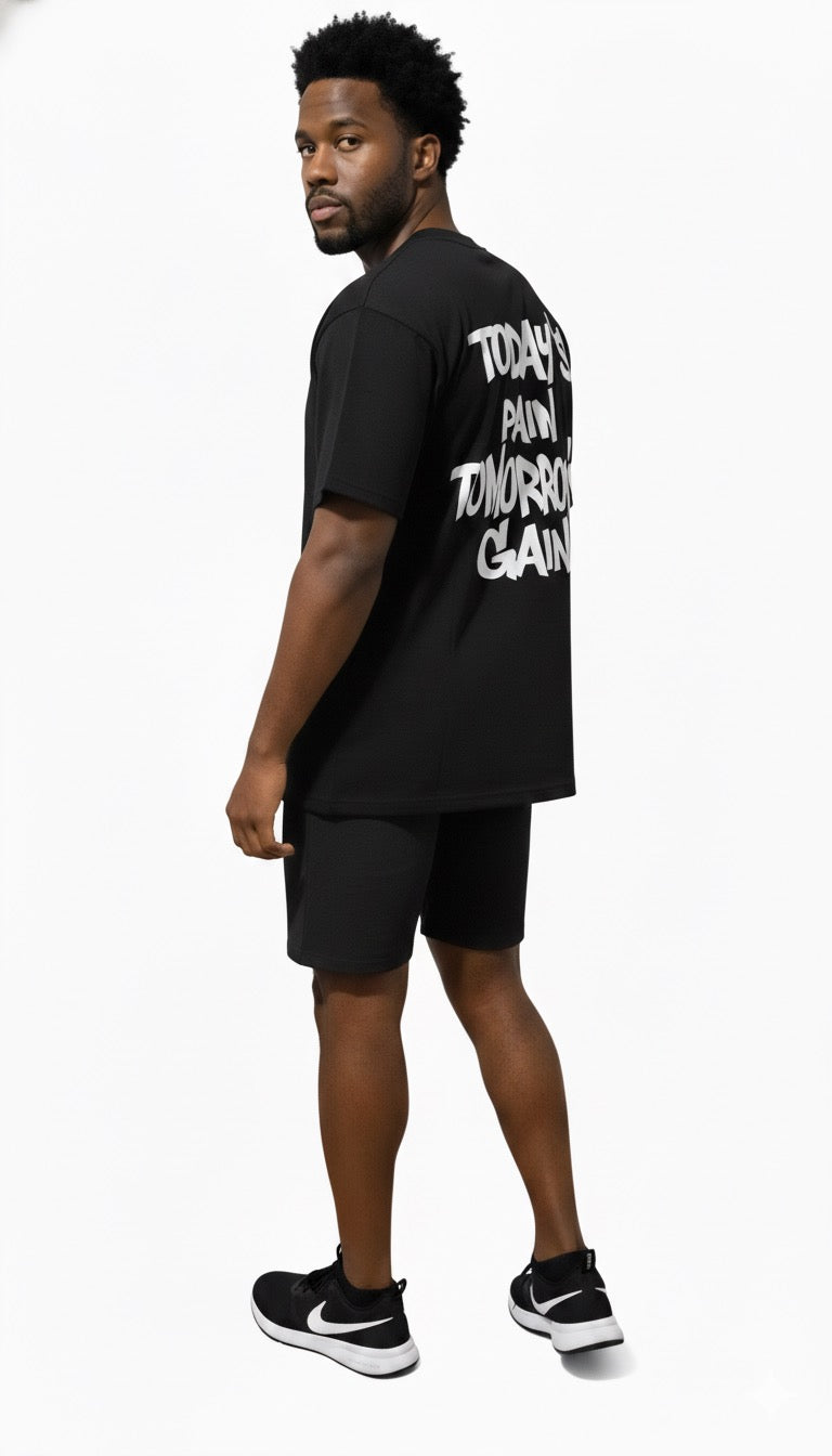 Black oversized t shirt