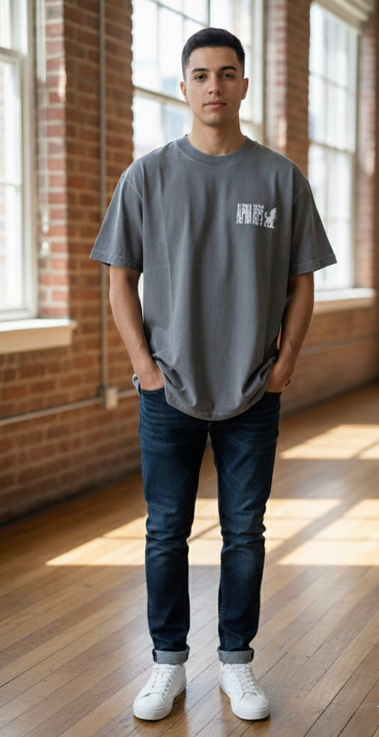 Cement oversized t shirt