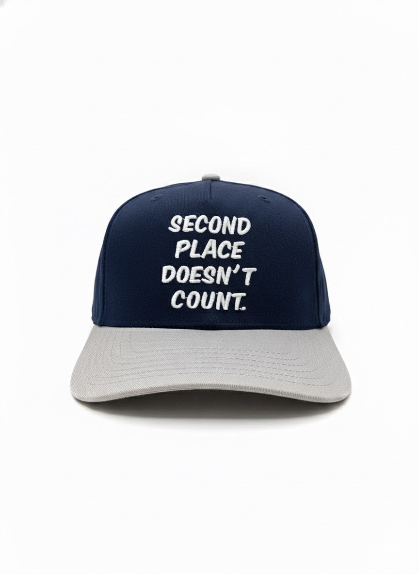 Navy/Gray baseball cap