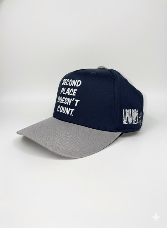 Navy/Gray baseball cap